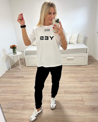 Unsere Damen Schwarz Baumwolle Jogginghose Einheitsgröße von XS bis S